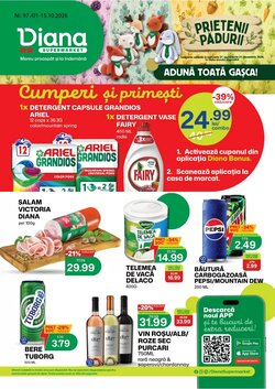 Catalogul cu oferte Diana Supermarket valabil de la 01.10.2026
