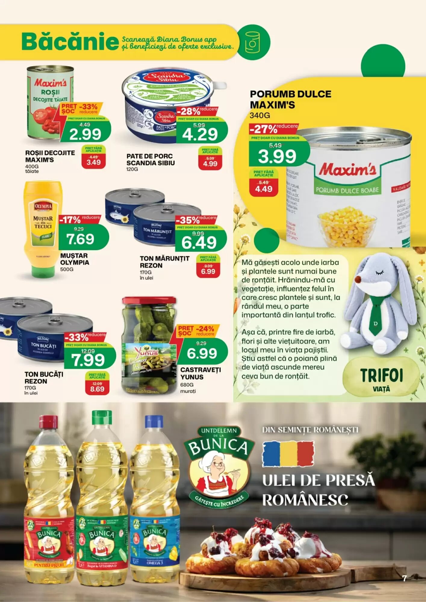Catalogul cu oferte Diana Supermarket valabil de la 01.10.2026 - Pagina 7.