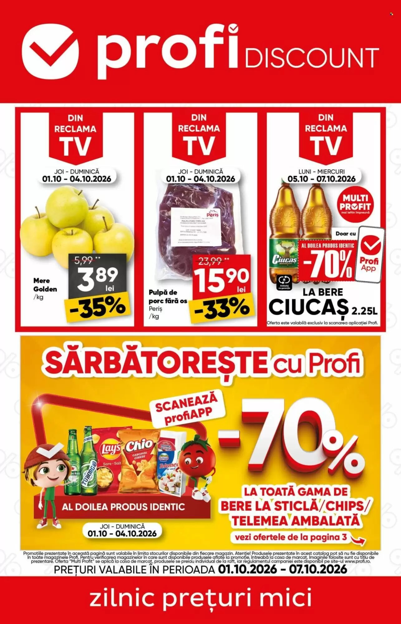 Catalogul cu oferte PROFI valabil de la 01.10.2026 - Pagina 1.