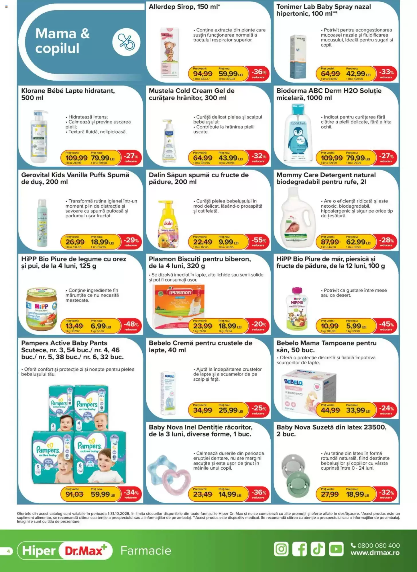 Catalogul cu oferte Dr.Max valabil de la 01.10.2026 - Pagina 4.