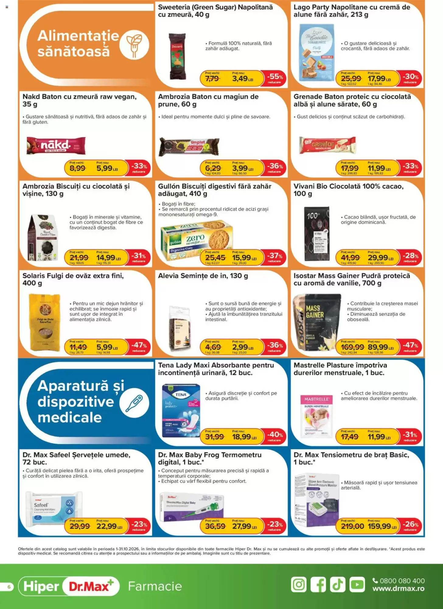Catalogul cu oferte Dr.Max valabil de la 01.10.2026 - Pagina 6.