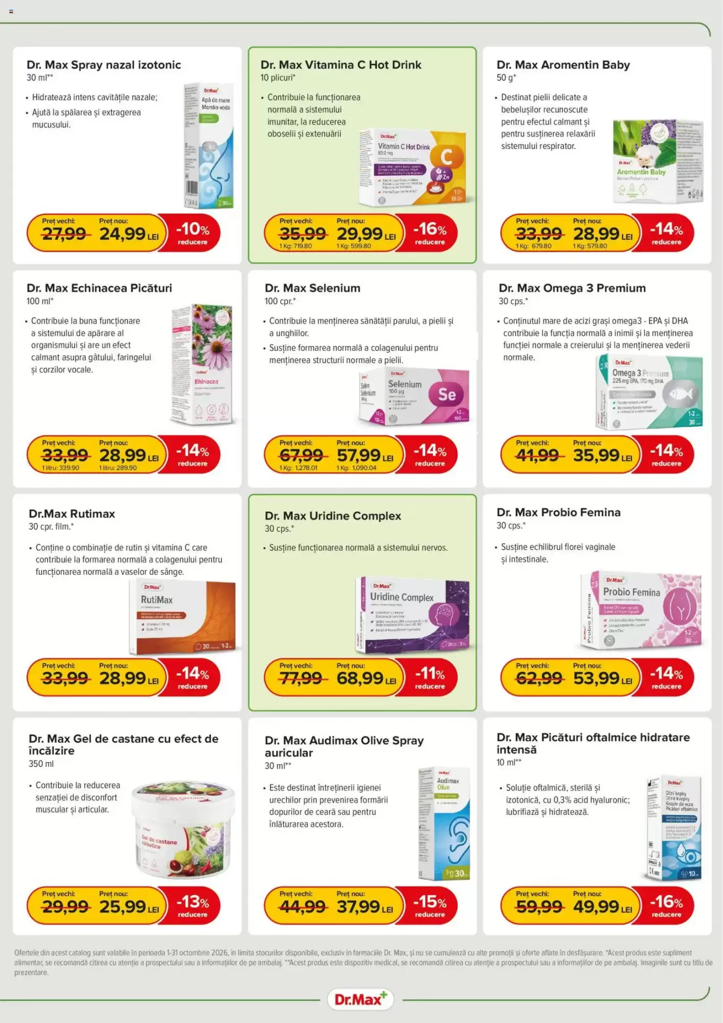 Catalogul cu oferte Dr.Max valabil de la 01.10.2026 - Pagina 3.