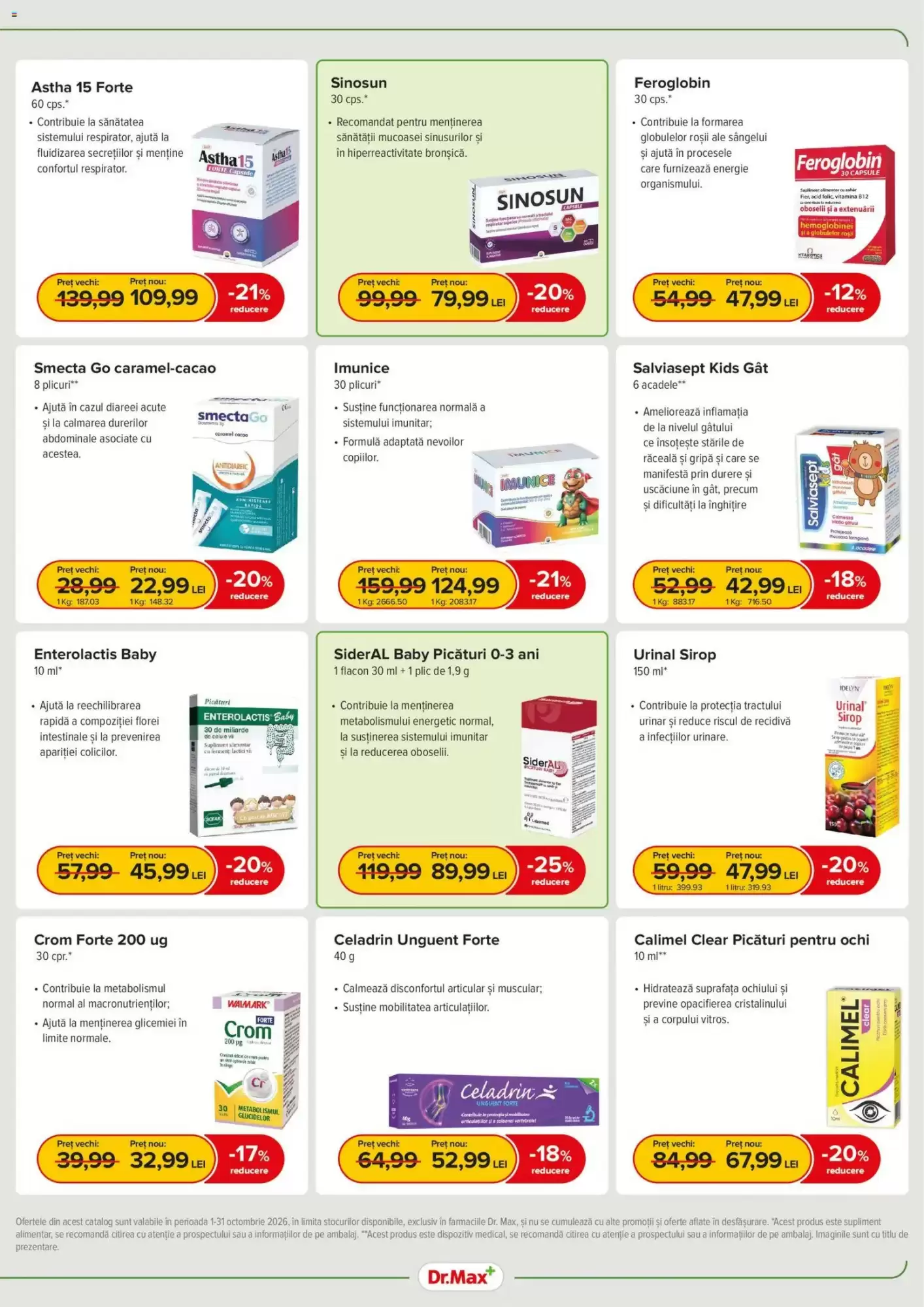 Catalogul cu oferte Dr.Max valabil de la 01.10.2026 - Pagina 5.