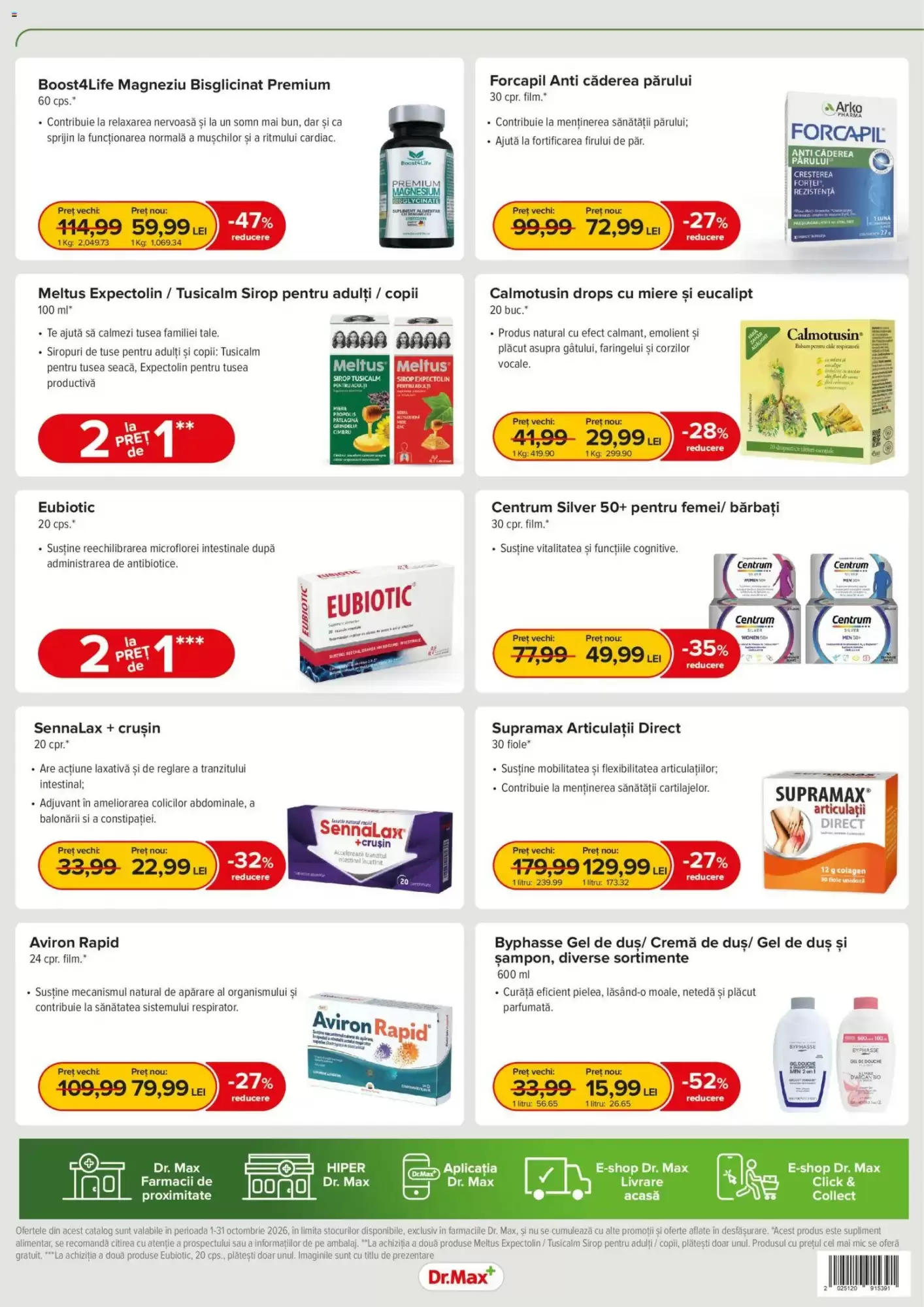 Catalogul cu oferte Dr.Max valabil de la 01.10.2026 - Pagina 8.