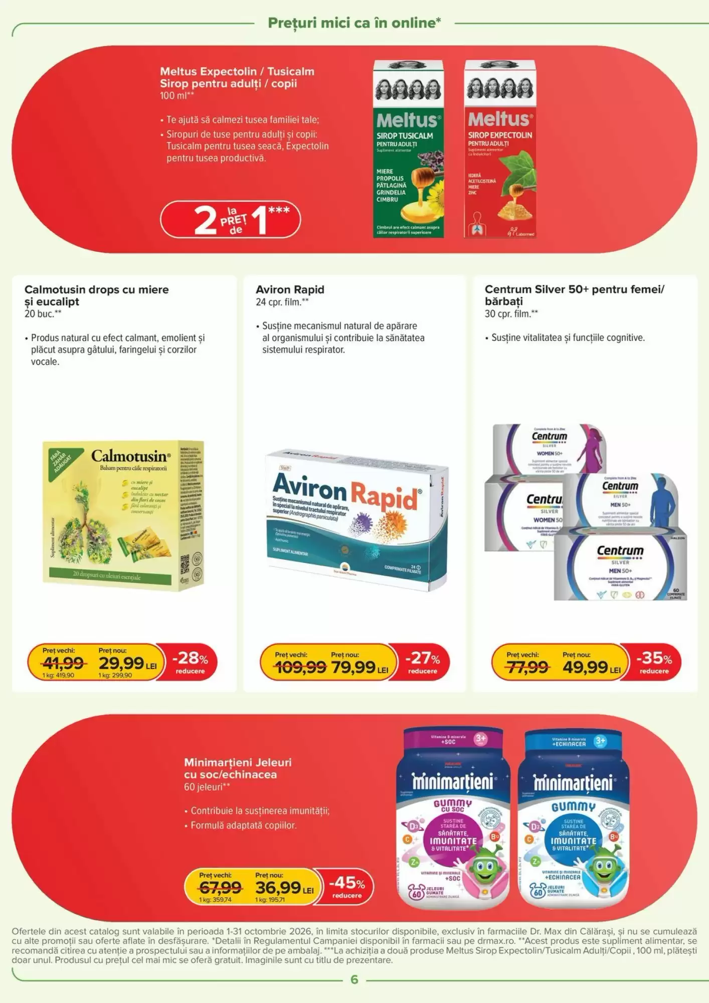 Catalogul cu oferte Dr.Max valabil de la 01.10.2026 - Pagina 6.