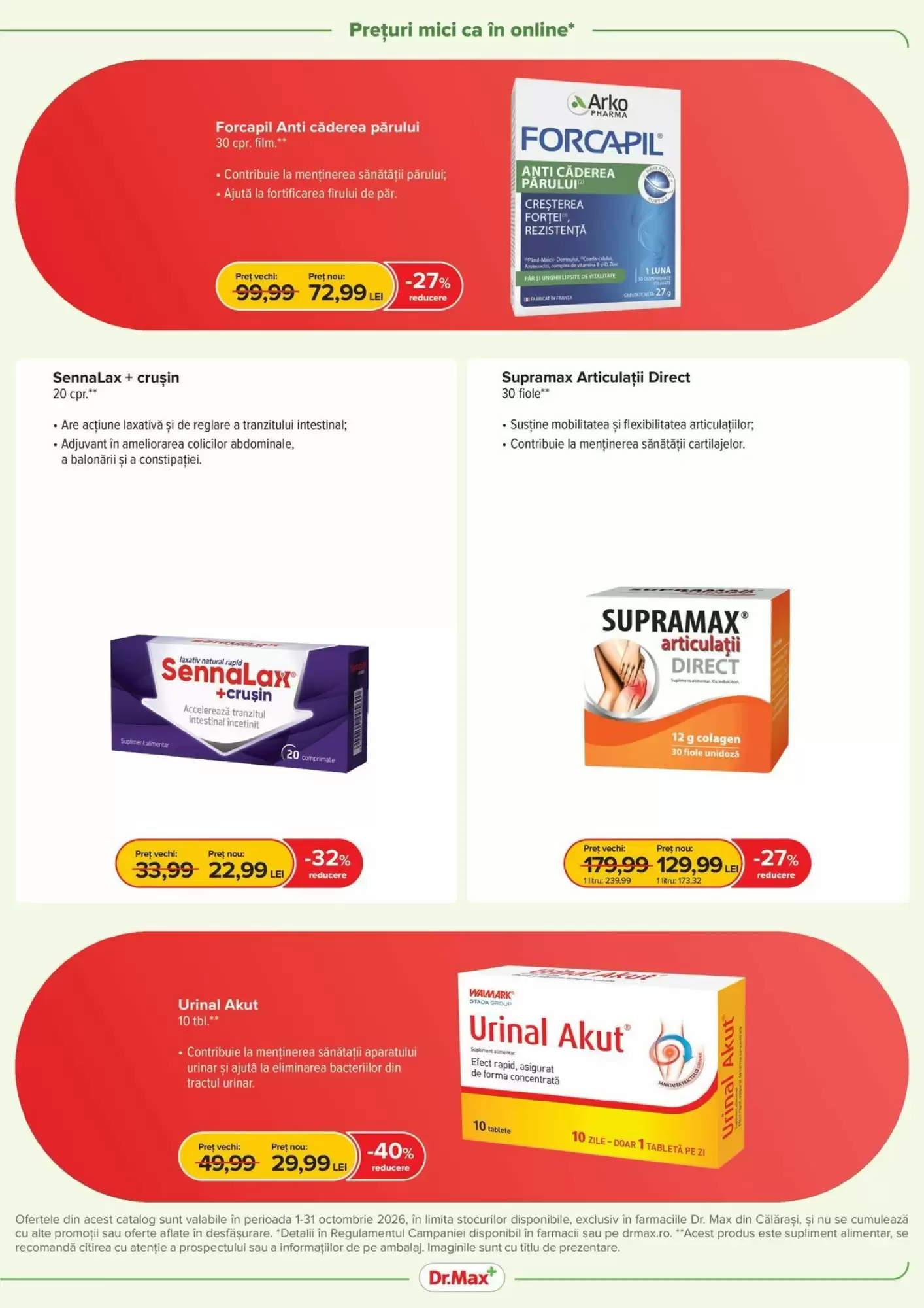 Catalogul cu oferte Dr.Max valabil de la 01.10.2026 - Pagina 7.