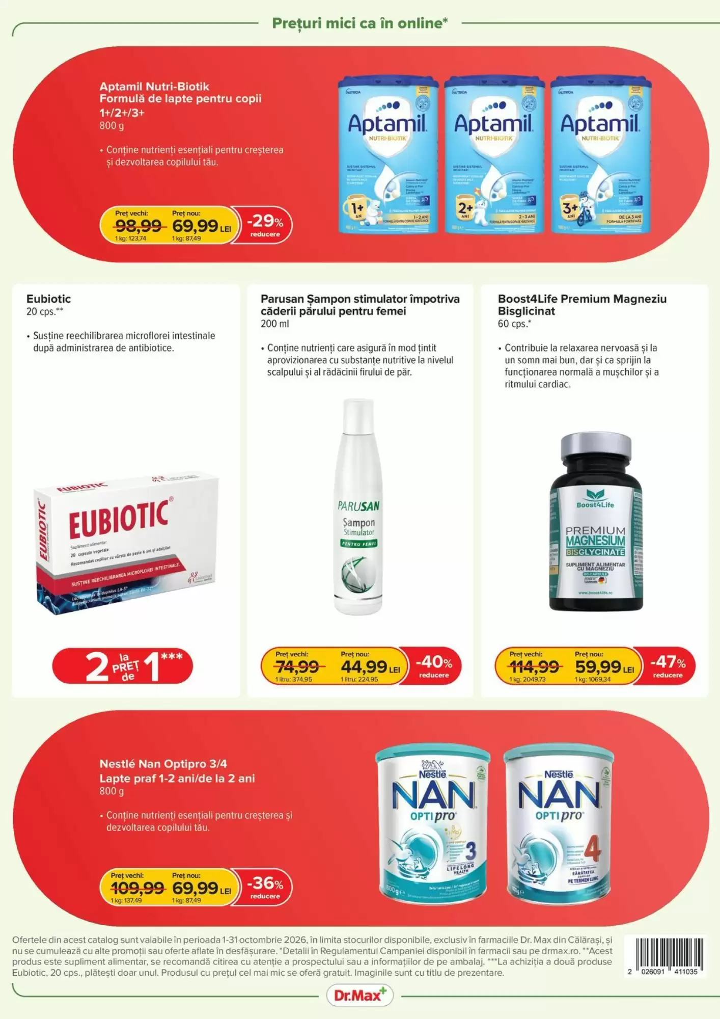 Catalogul cu oferte Dr.Max valabil de la 01.10.2026 - Pagina 8.