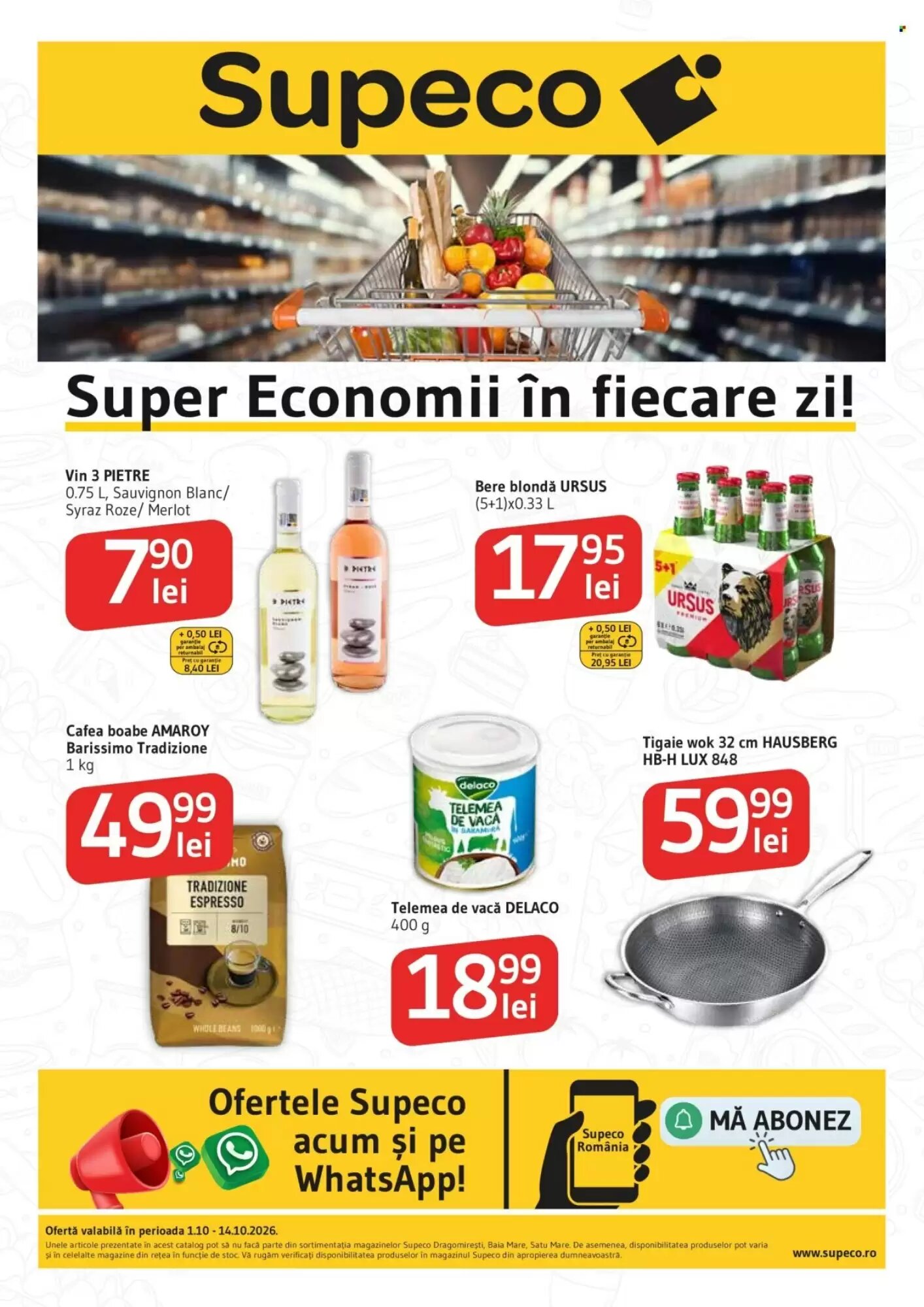Catalogul cu oferte Supeco valabil de la 01.10.2026 - Pagina 1.