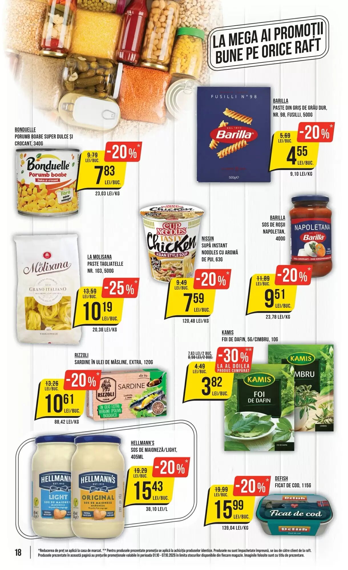 Catalogul cu oferte Mega Image valabil de la 01.10.2026 - Pagina 18.