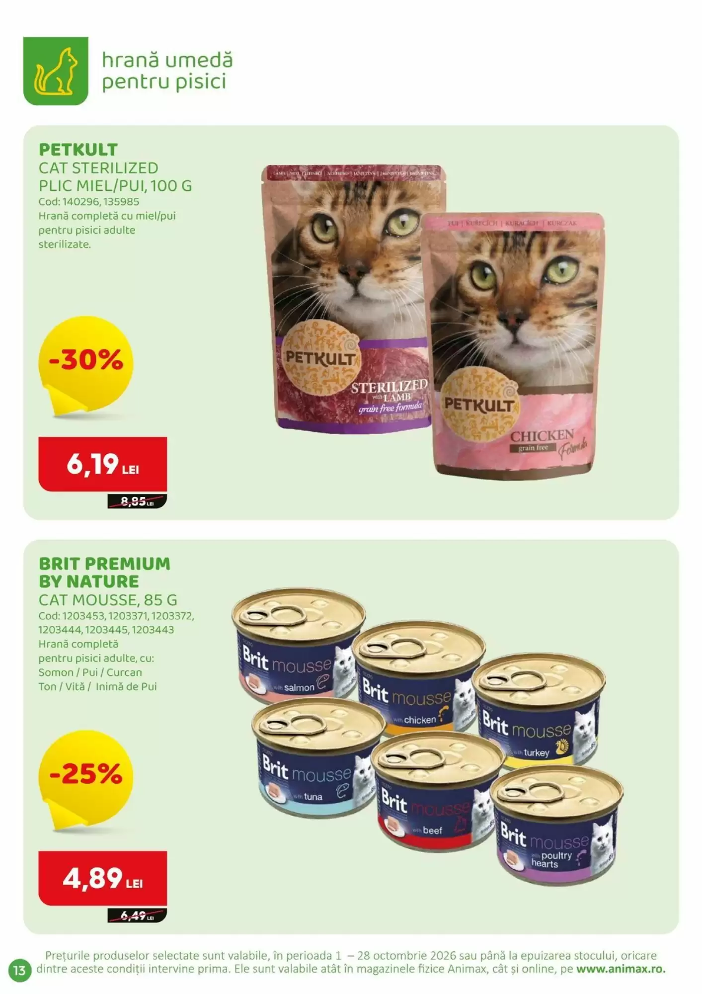 Catalogul cu oferte Animax valabil de la 01.10.2026 - Pagina 14.