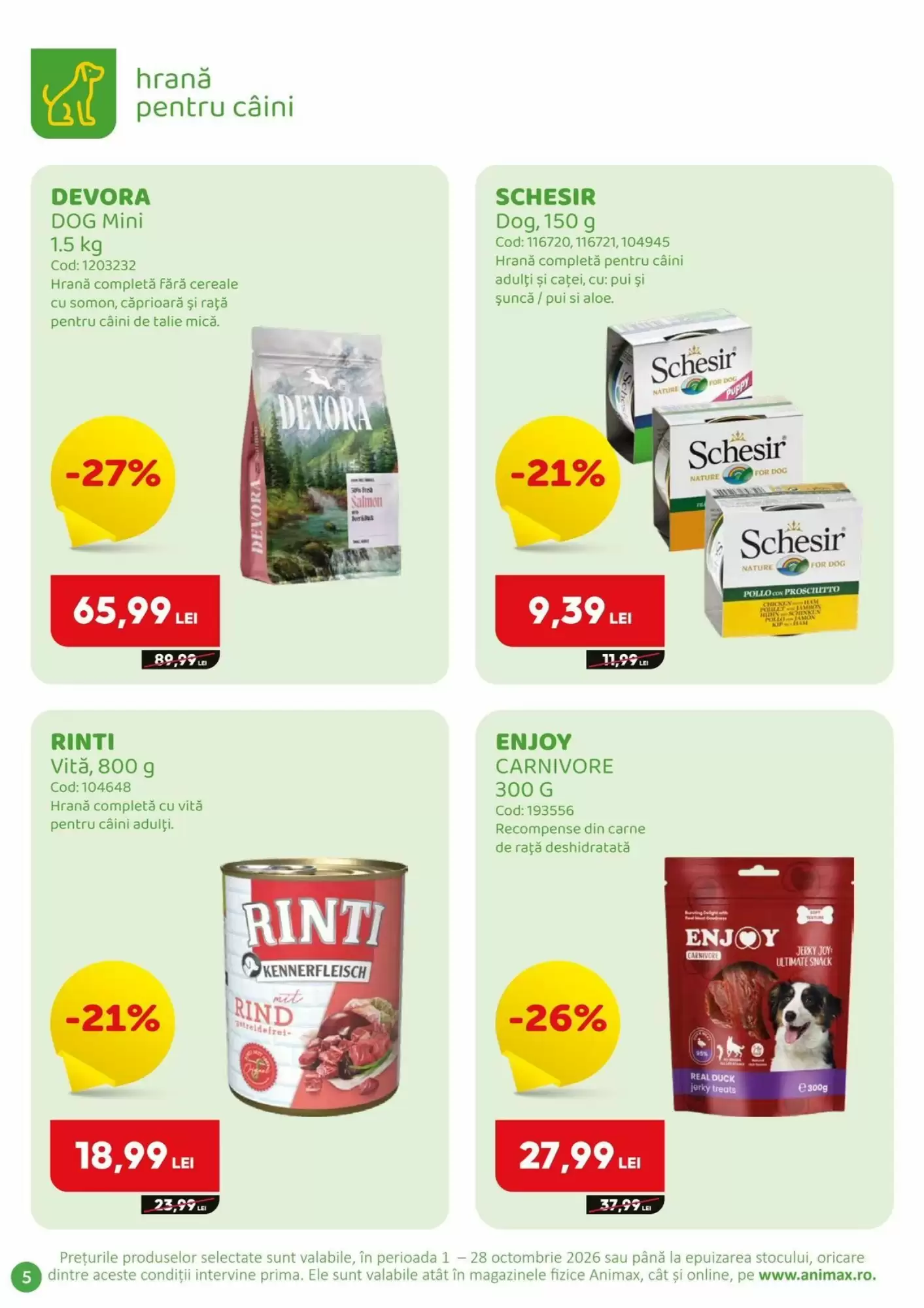Catalogul cu oferte Animax valabil de la 01.10.2026 - Pagina 6.