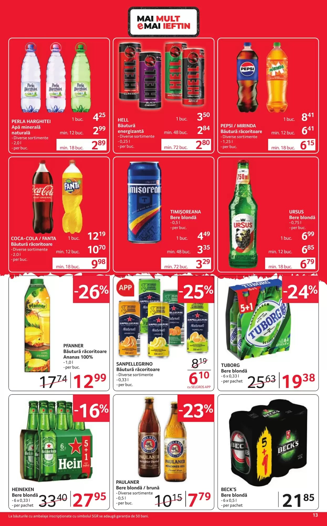 Catalogul cu oferte Selgros valabil de la 02.10.2026 - Pagina 13.