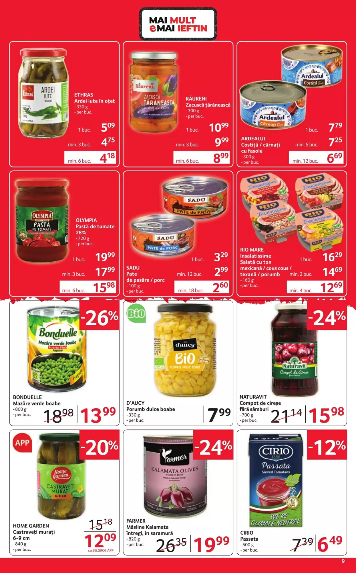 Catalogul cu oferte Selgros valabil de la 02.10.2026 - Pagina 9.
