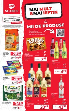 Catalogul cu oferte Selgros valabil de la 02.10.2026