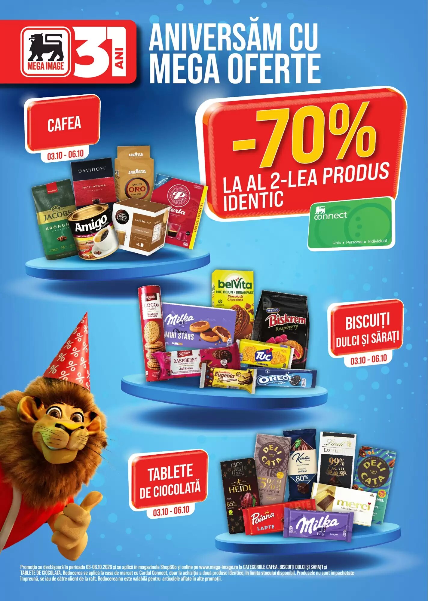 Catalogul cu oferte Mega Image valabil de la 03.10.2026 - Pagina 1.