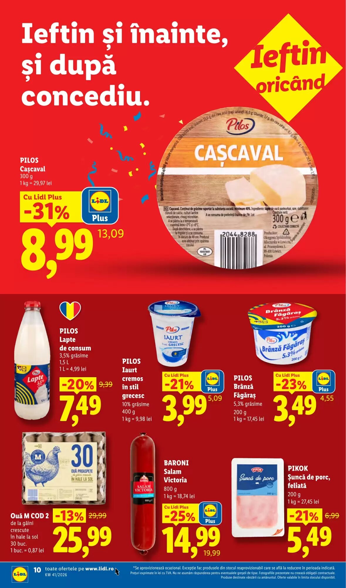 Catalogul cu oferte Lidl valabil de la 05.10.2026 - Pagina 10.