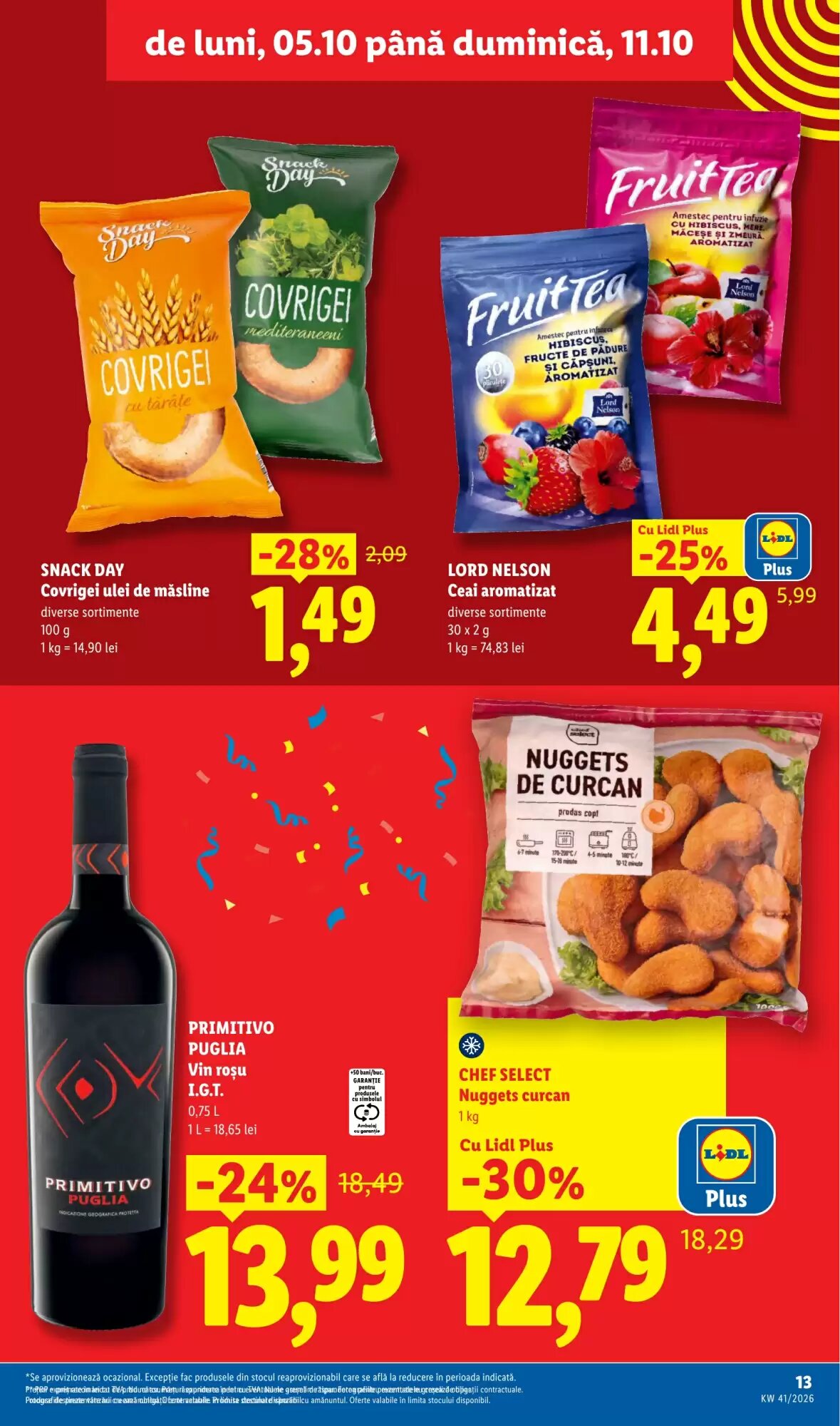 Catalogul cu oferte Lidl valabil de la 05.10.2026 - Pagina 13.