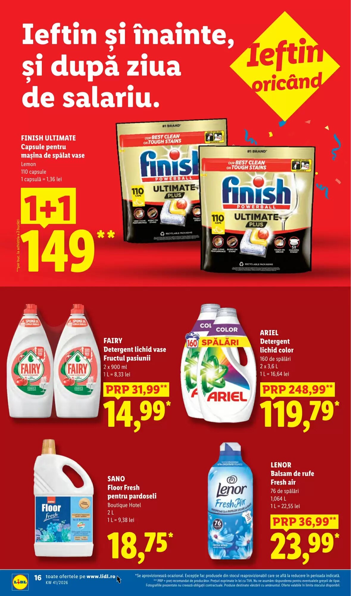 Catalogul cu oferte Lidl valabil de la 05.10.2026 - Pagina 16.
