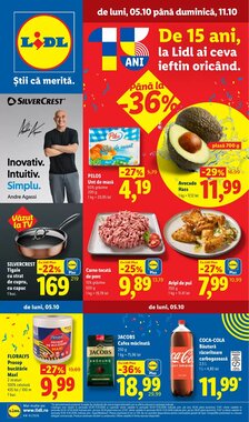 Catalogul cu oferte Lidl valabil de la 05.10.2026