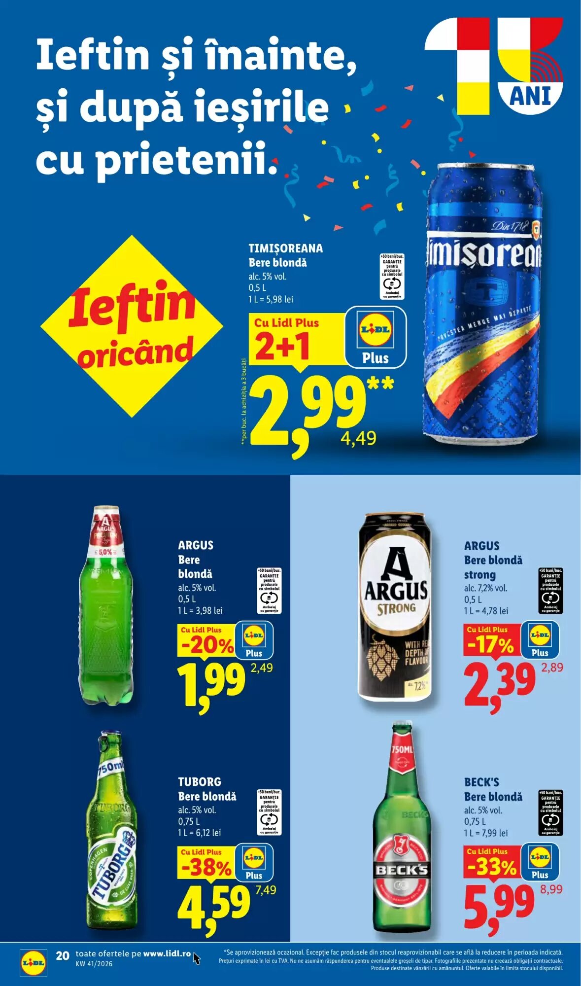 Catalogul cu oferte Lidl valabil de la 05.10.2026 - Pagina 20.
