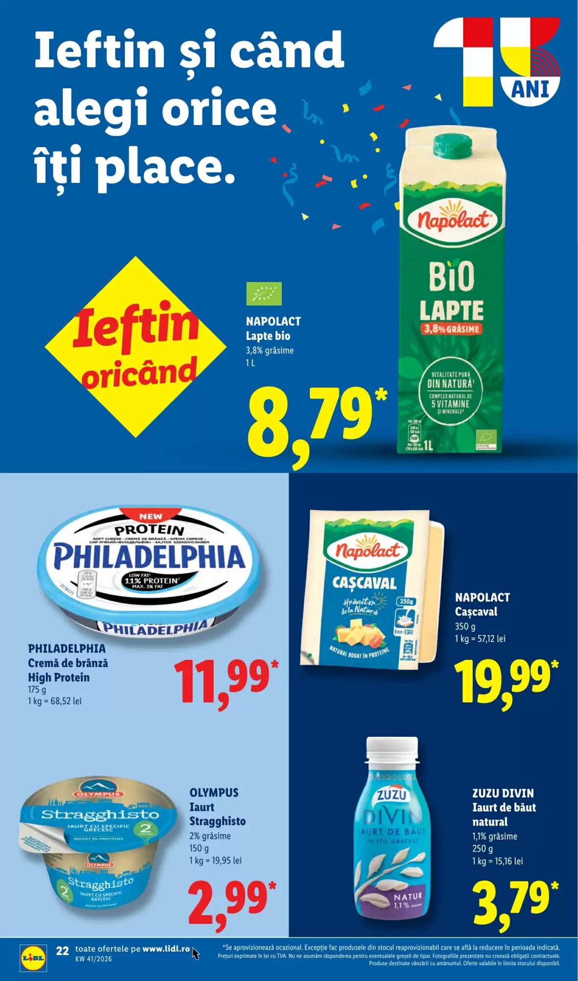 Catalogul cu oferte Lidl valabil de la 05.10.2026 - Pagina 22.