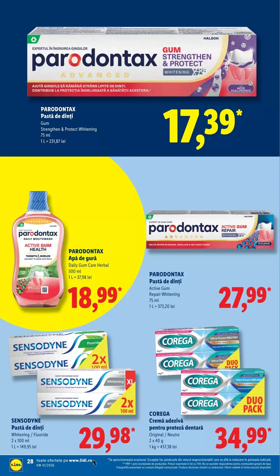 Catalogul cu oferte Lidl valabil de la 05.10.2026 - Pagina 28.