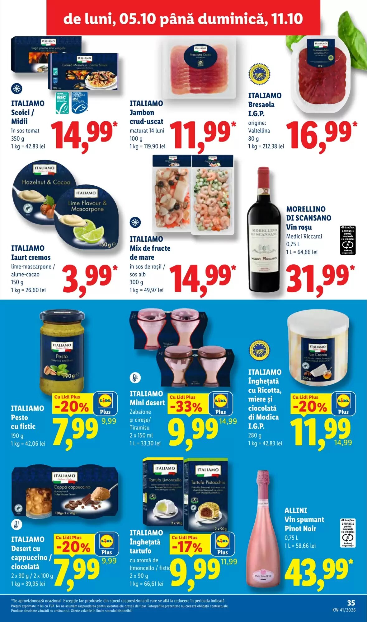 Catalogul cu oferte Lidl valabil de la 05.10.2026 - Pagina 35.