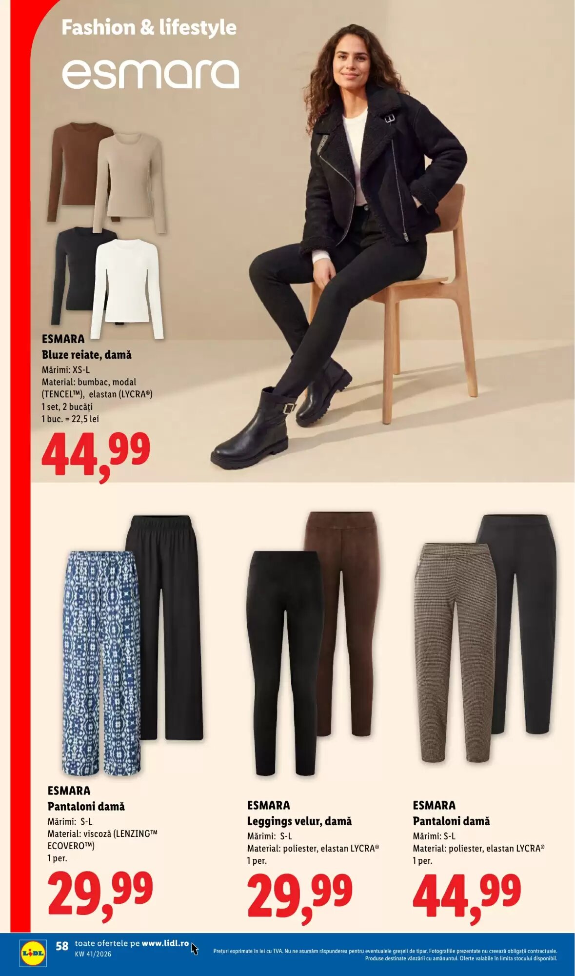 Catalogul cu oferte Lidl valabil de la 05.10.2026 - Pagina 58.