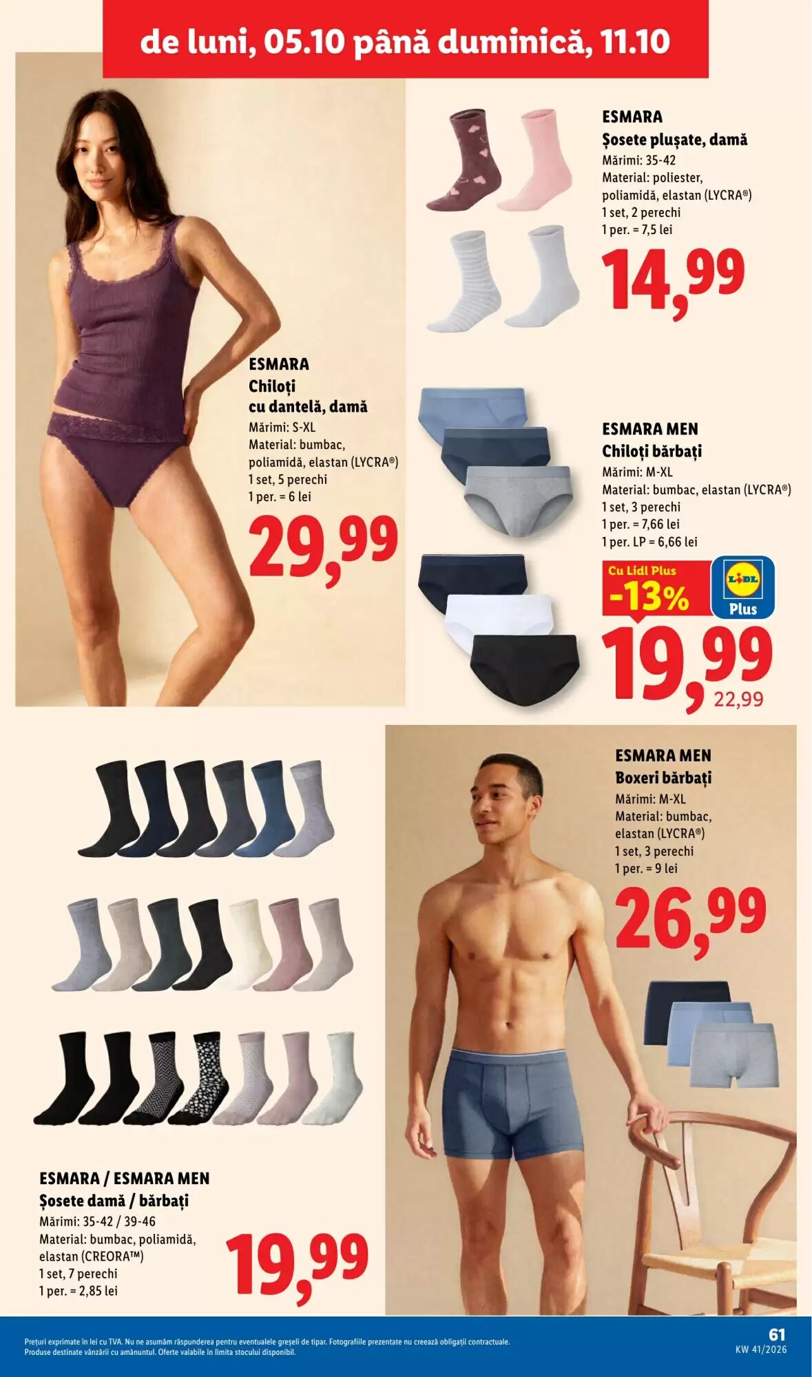 Catalogul cu oferte Lidl valabil de la 05.10.2026 - Pagina 61.