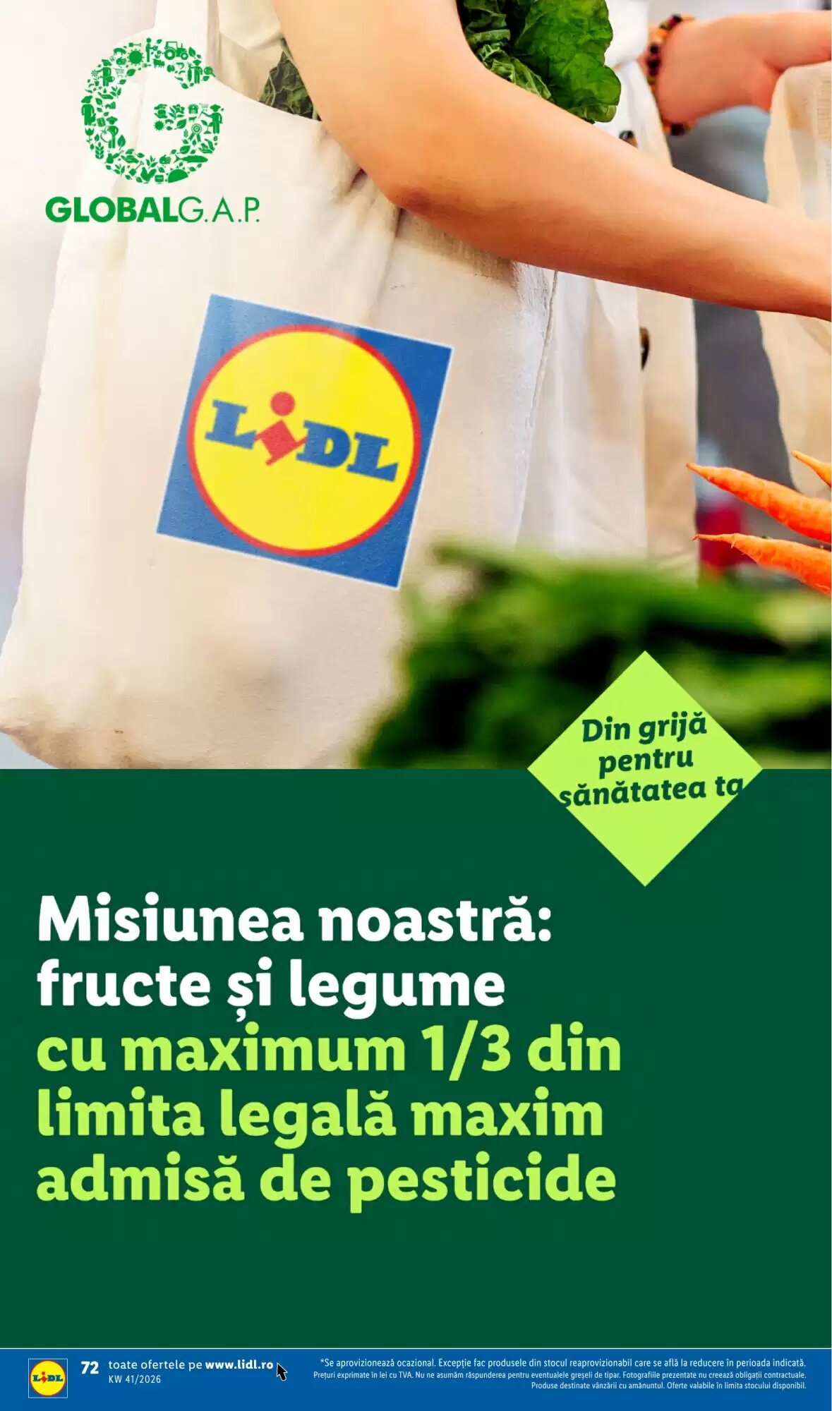 Catalogul cu oferte Lidl valabil de la 05.10.2026 - Pagina 72.