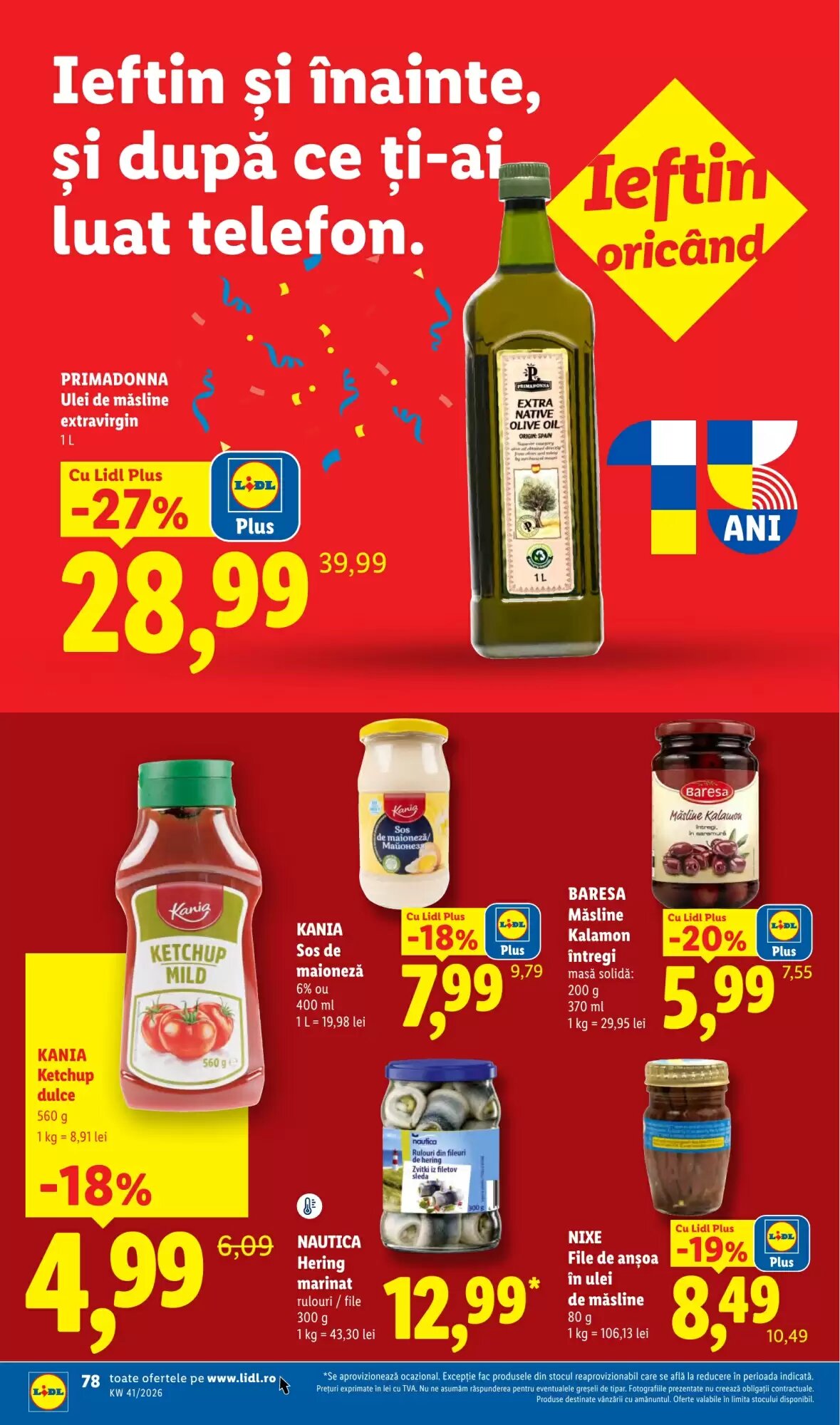 Catalogul cu oferte Lidl valabil de la 05.10.2026 - Pagina 78.