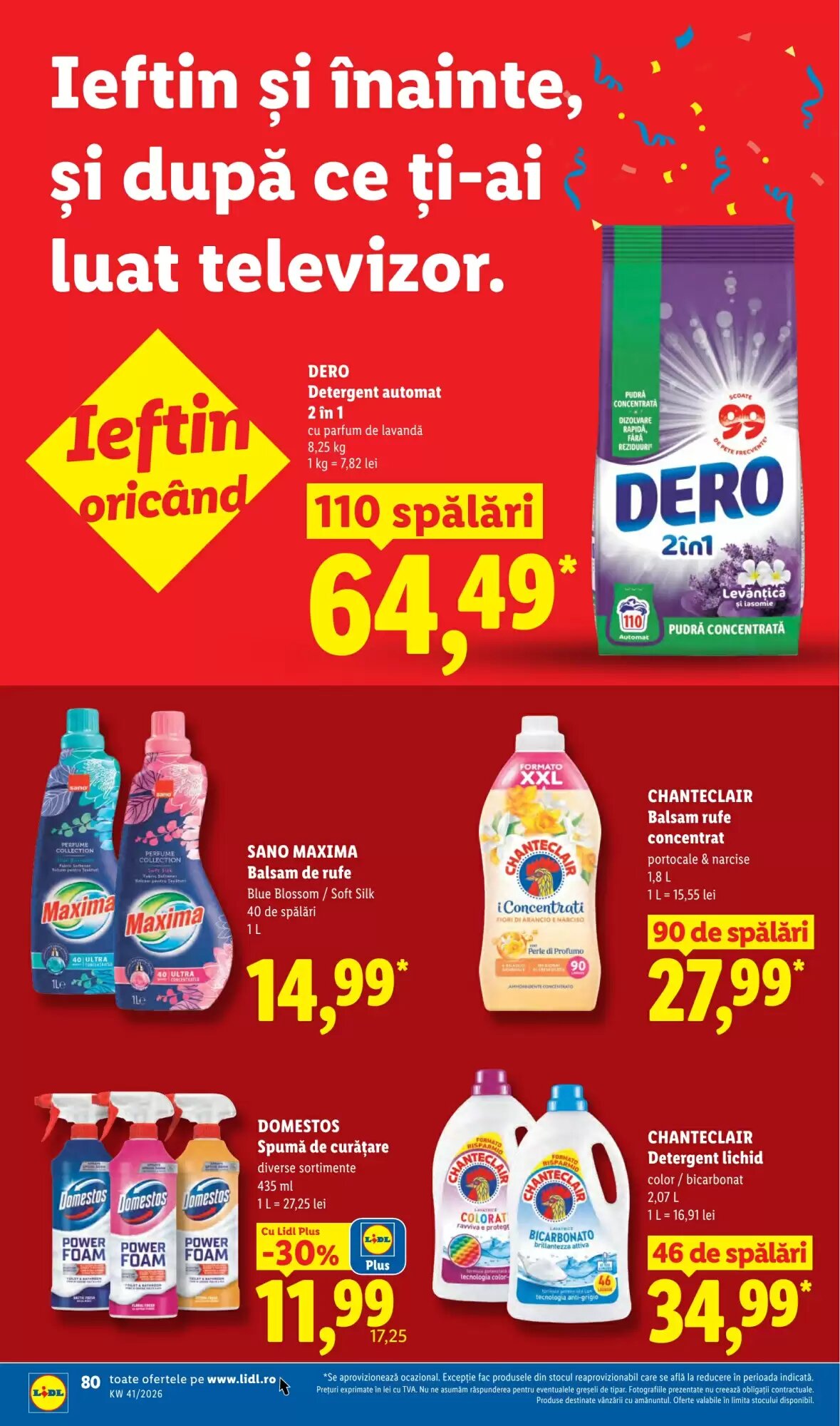 Catalogul cu oferte Lidl valabil de la 05.10.2026 - Pagina 80.