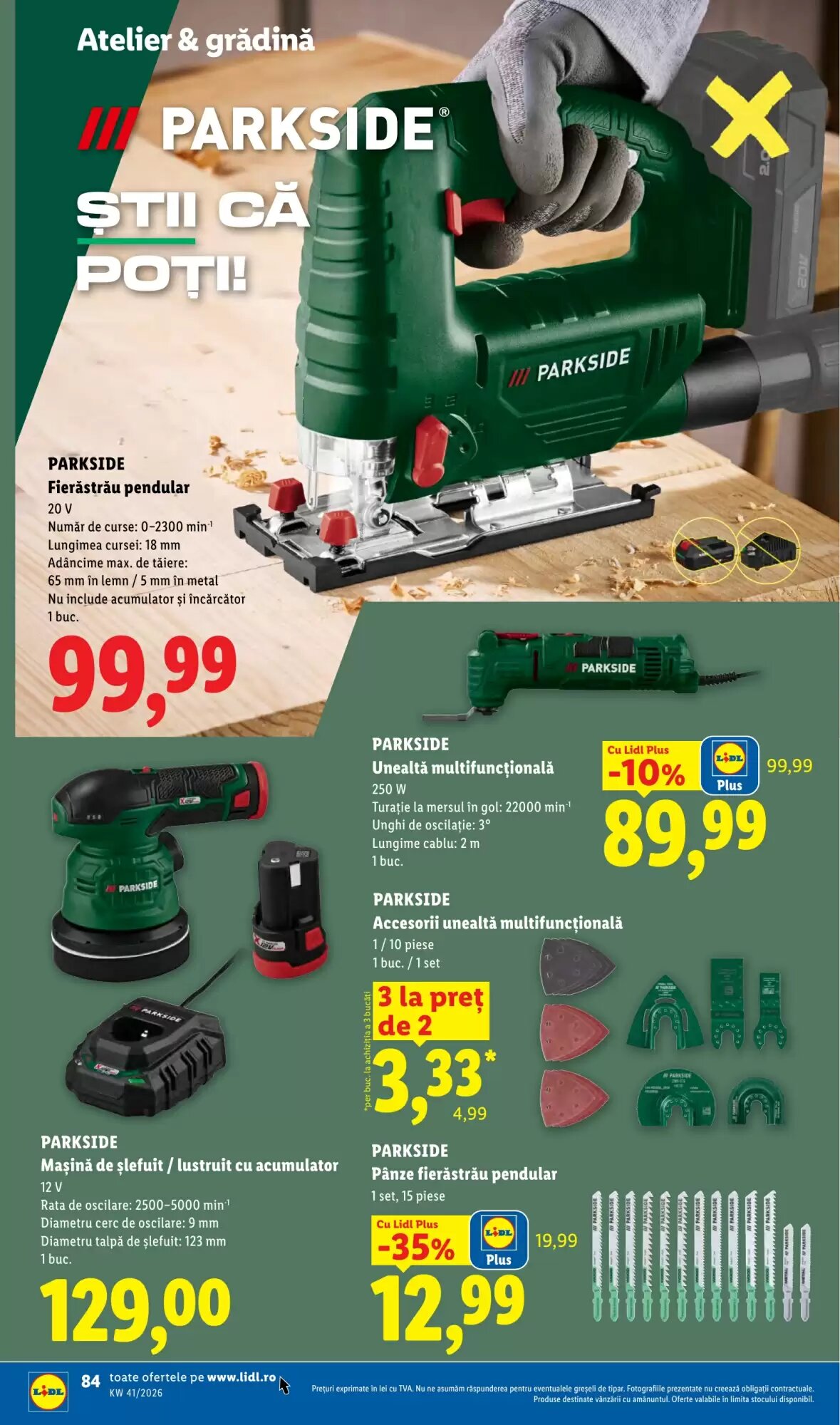 Catalogul cu oferte Lidl valabil de la 05.10.2026 - Pagina 84.
