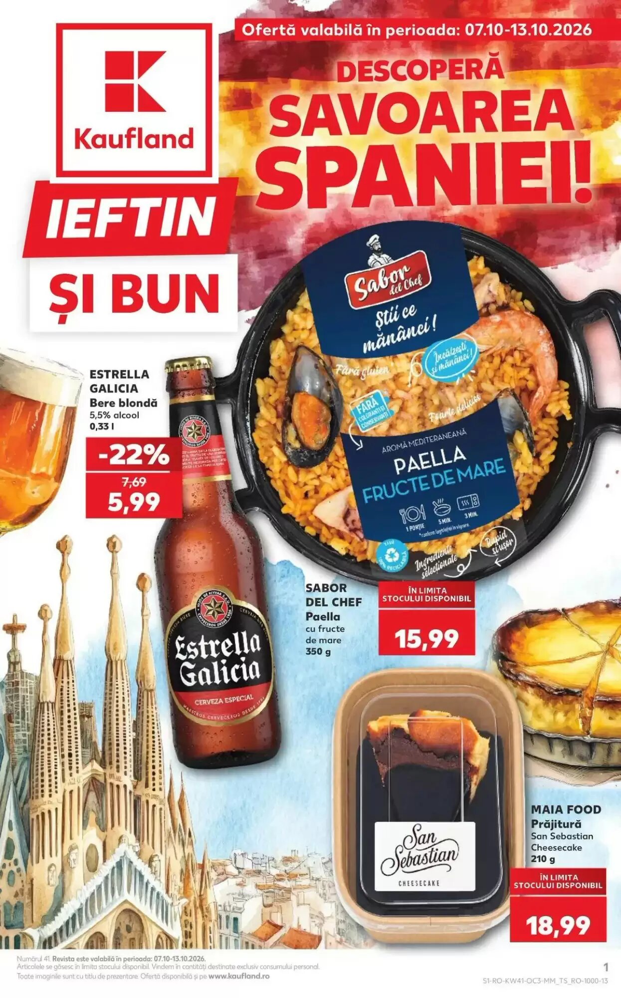 Catalogul cu oferte Kaufland valabil de la 07.10.2026 - Pagina 1.