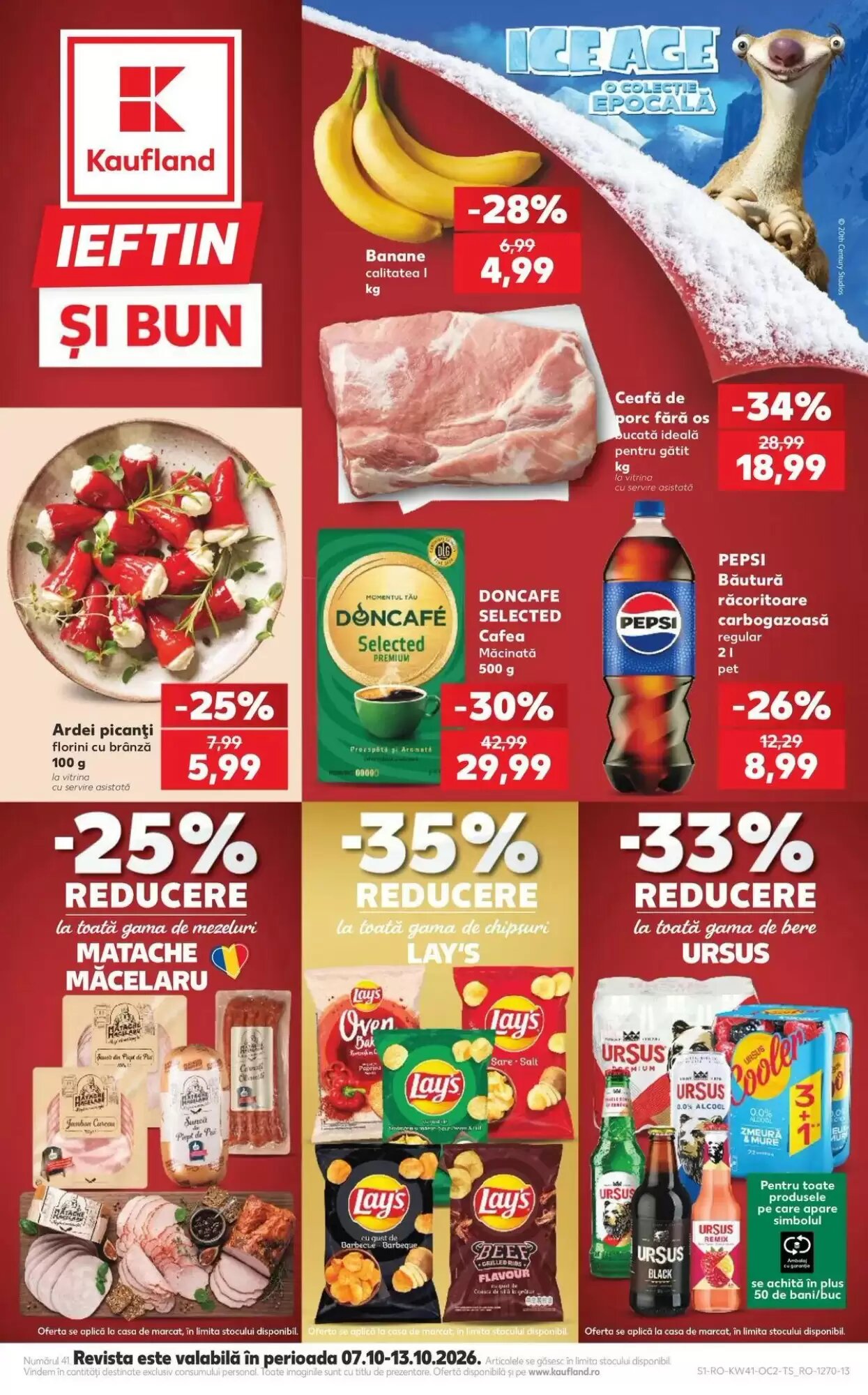 Catalogul cu oferte Kaufland valabil de la 07.10.2026 - Pagina 1.