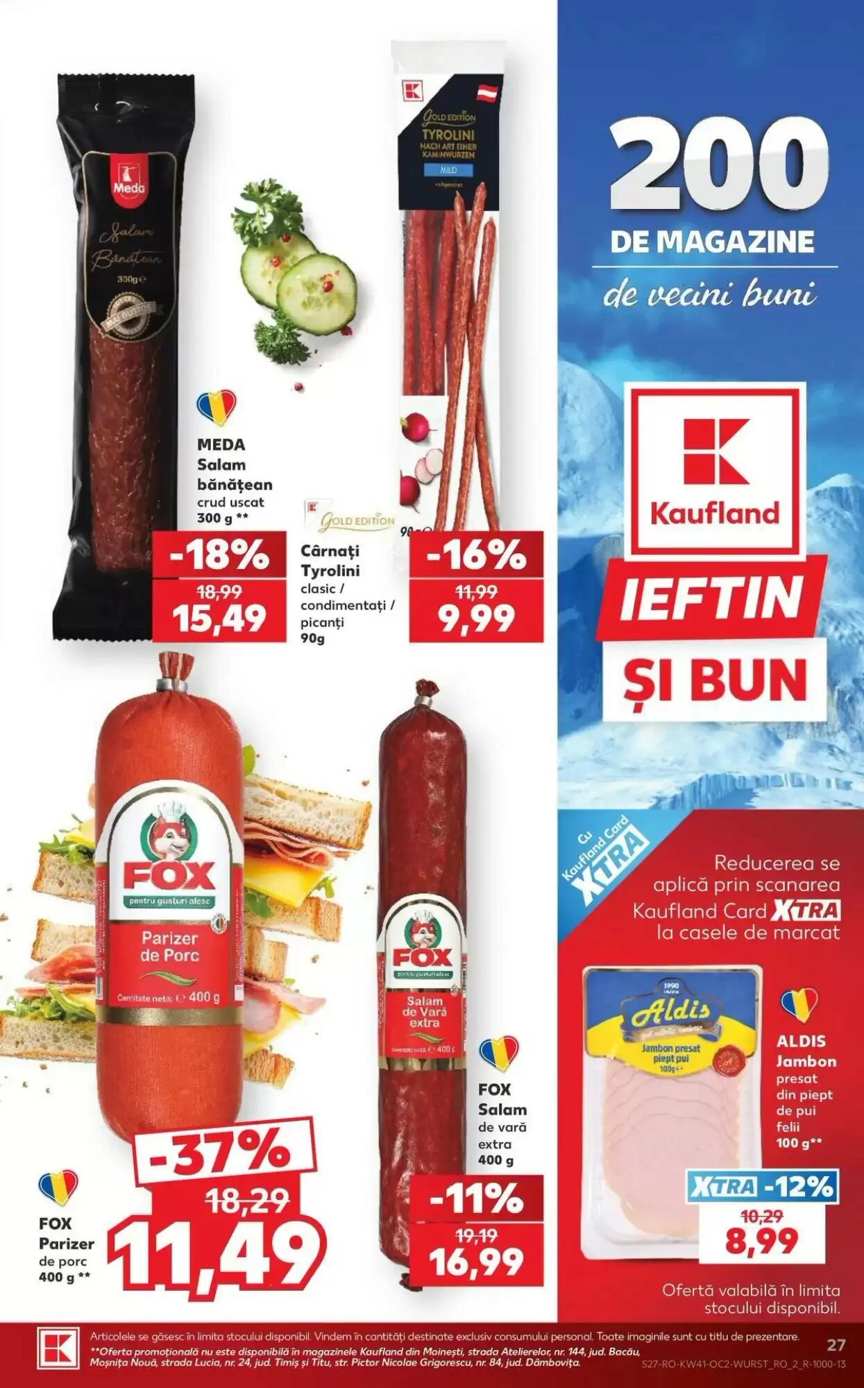 Catalogul cu oferte Kaufland valabil de la 07.10.2026 - Pagina 27.