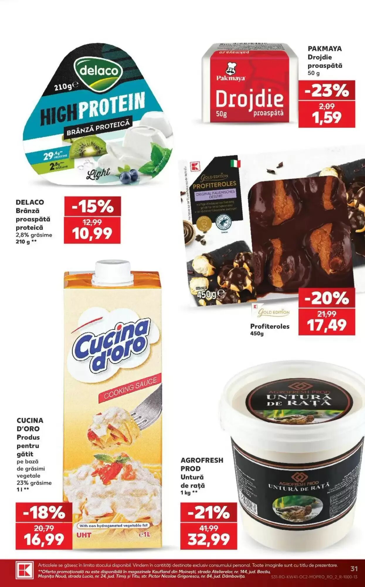 Catalogul cu oferte Kaufland valabil de la 07.10.2026 - Pagina 31.
