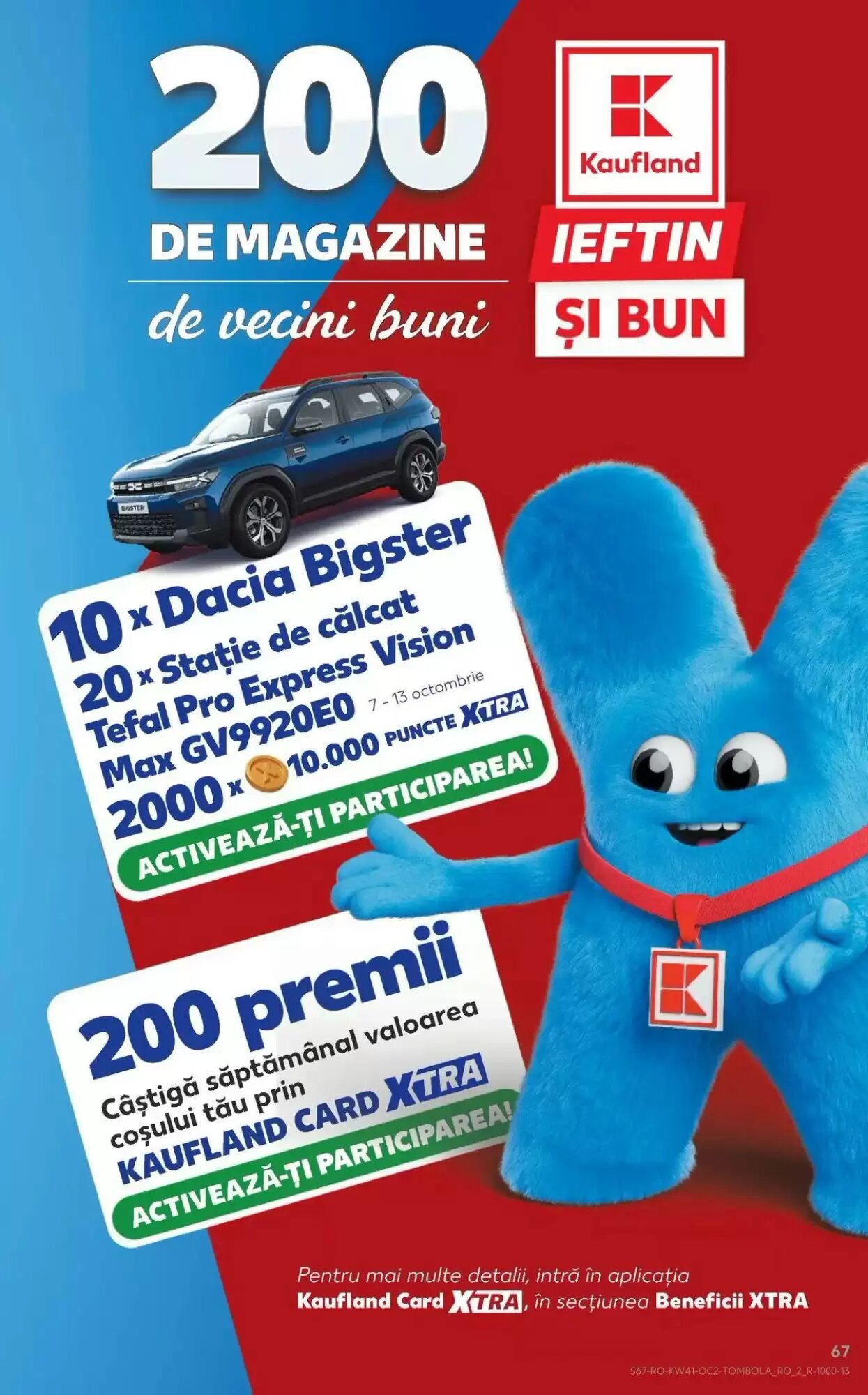 Catalogul cu oferte Kaufland valabil de la 07.10.2026 - Pagina 67.