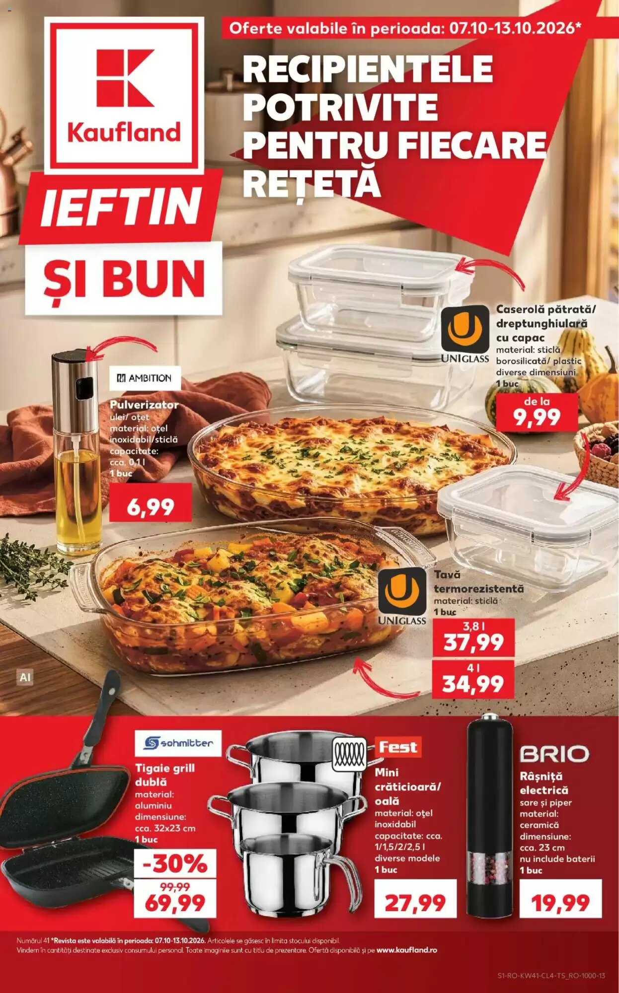 Catalogul cu oferte Kaufland valabil de la 07.10.2026 - Pagina 1.