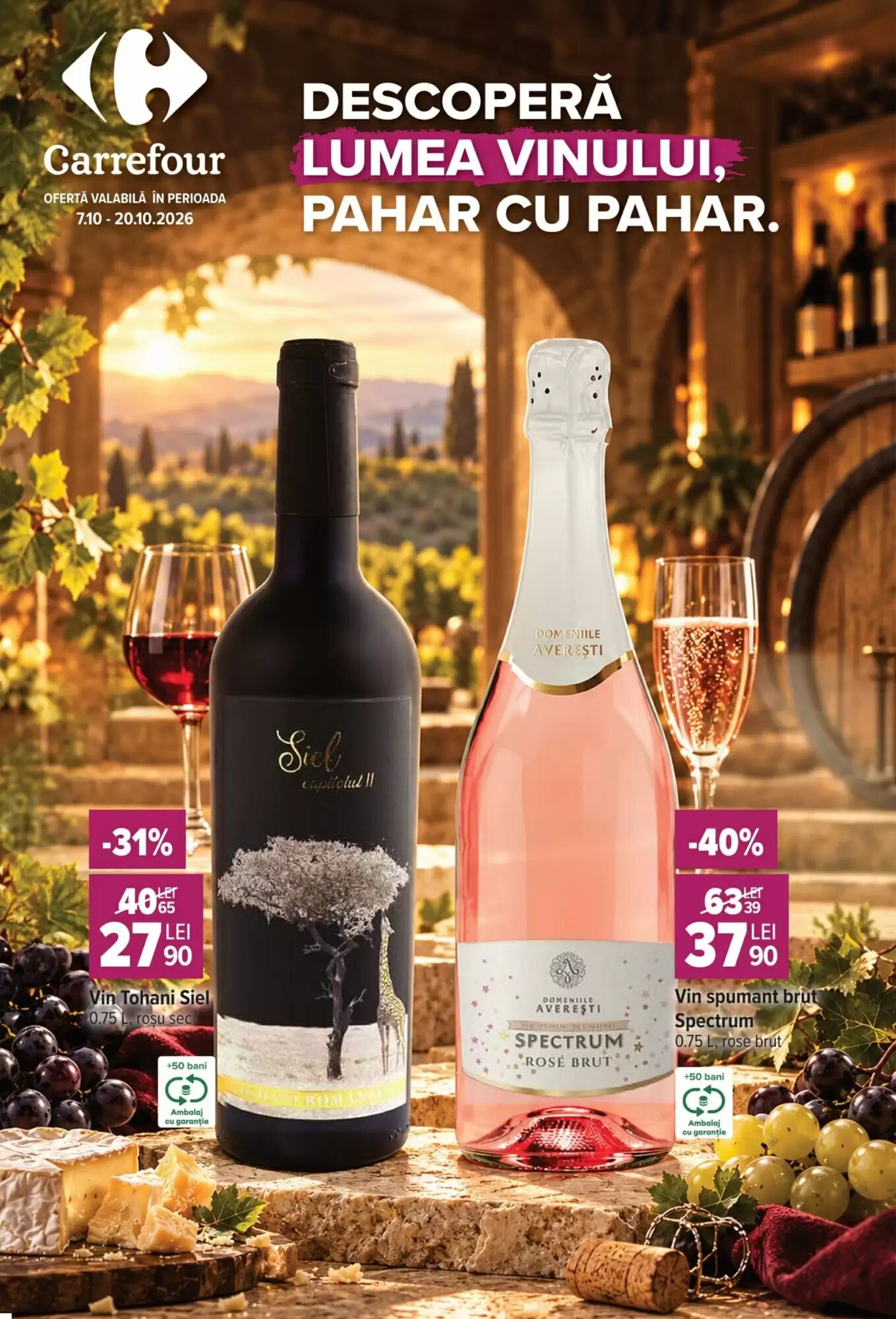 Catalogul cu oferte Carrefour valabil de la 07.10.2026 - Pagina 1.
