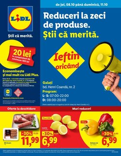 Catalogul cu oferte Lidl valabil de la 08.10.2026