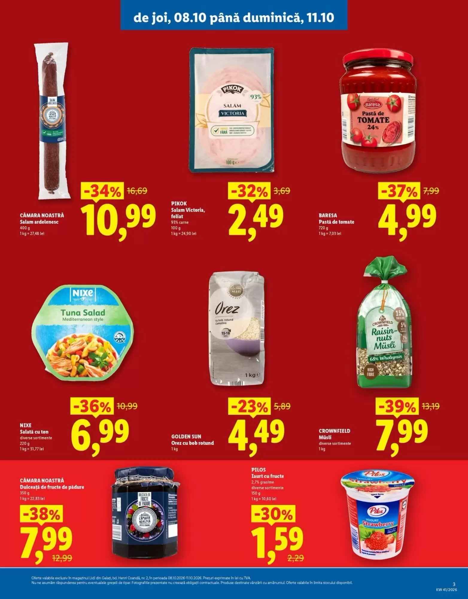 Catalogul cu oferte Lidl valabil de la 08.10.2026 - Pagina 3.