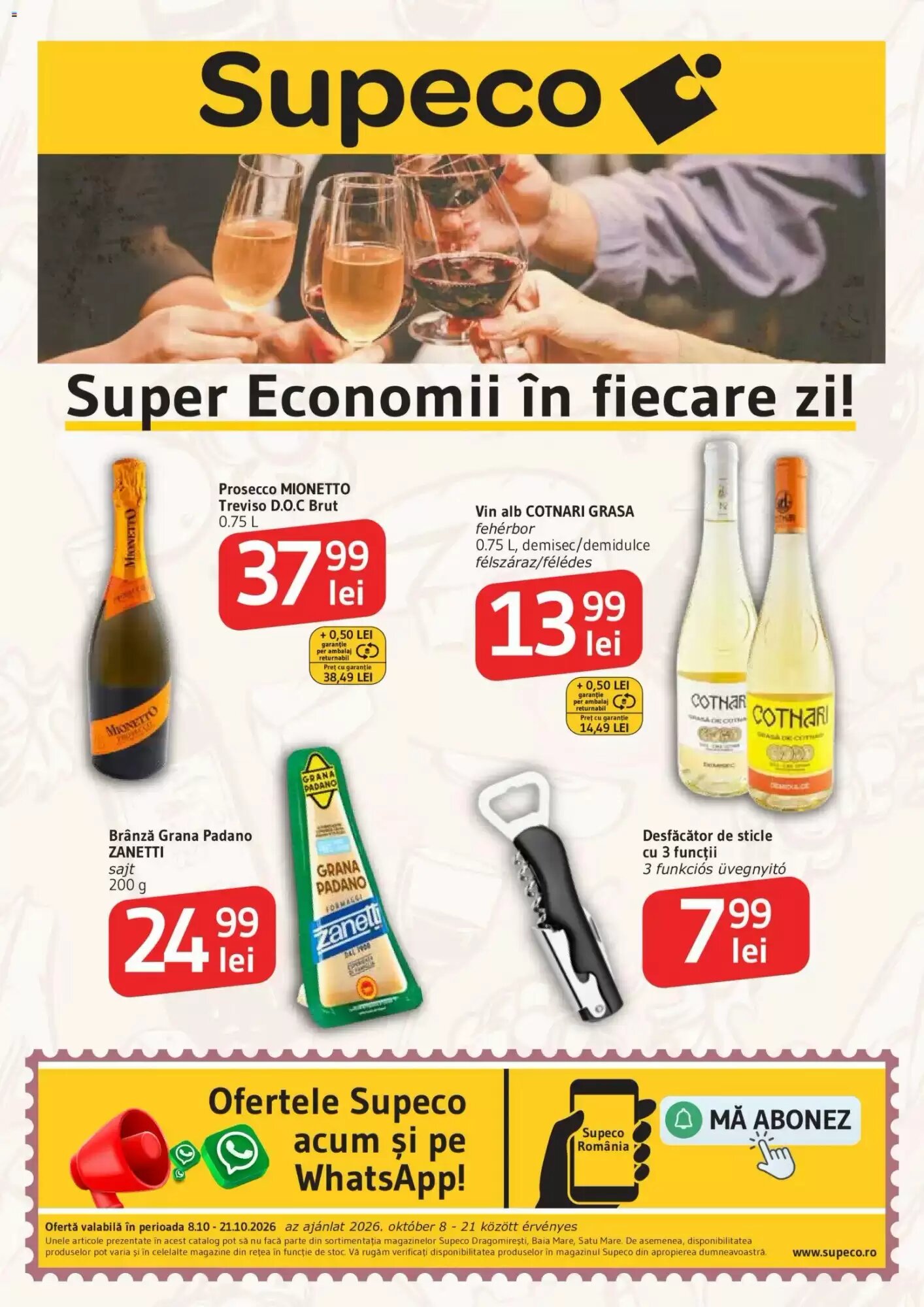 Catalogul cu oferte Supeco valabil de la 08.10.2026 - Pagina 1.