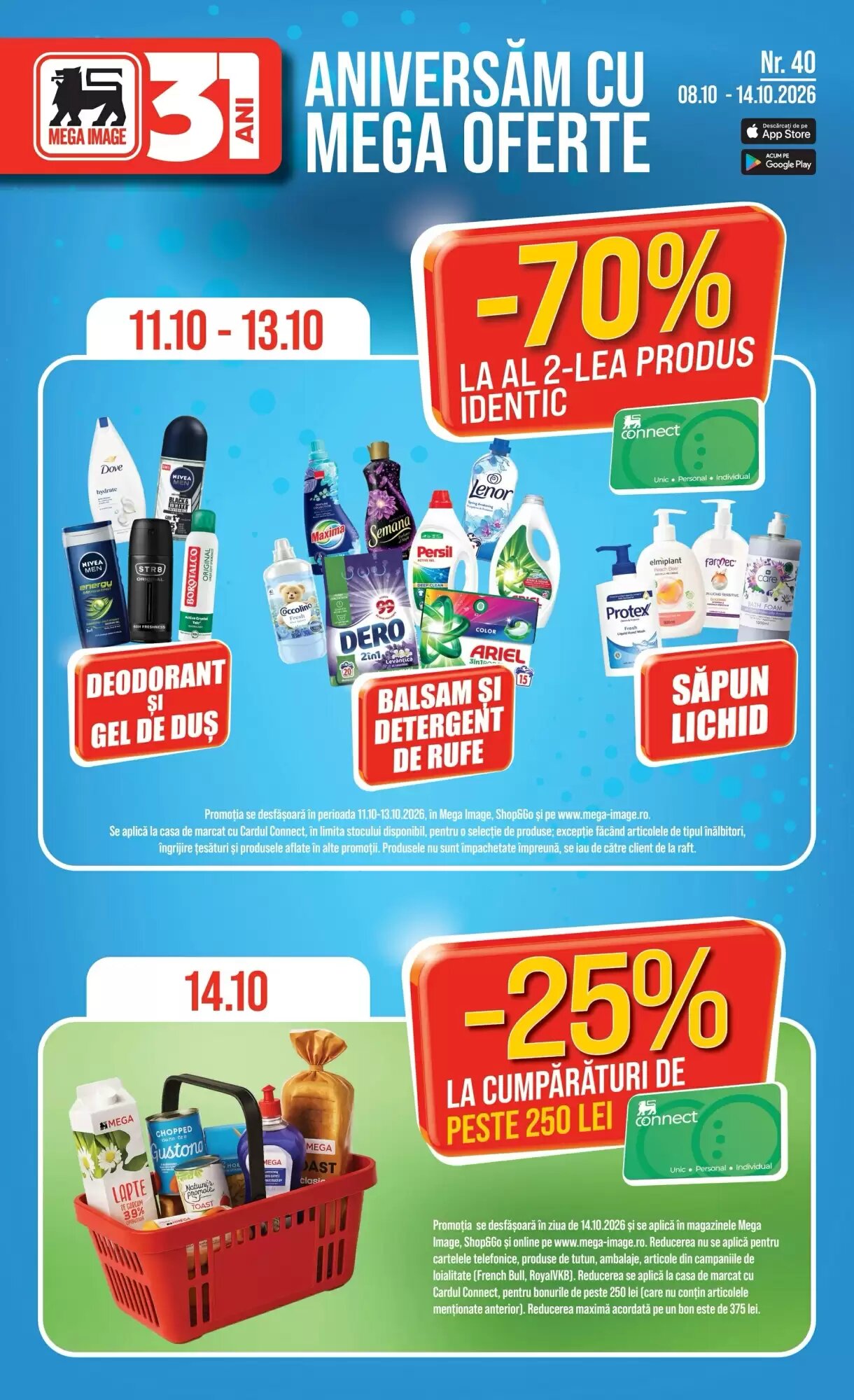 Catalogul cu oferte Mega Image valabil de la 08.10.2026 - Pagina 1.