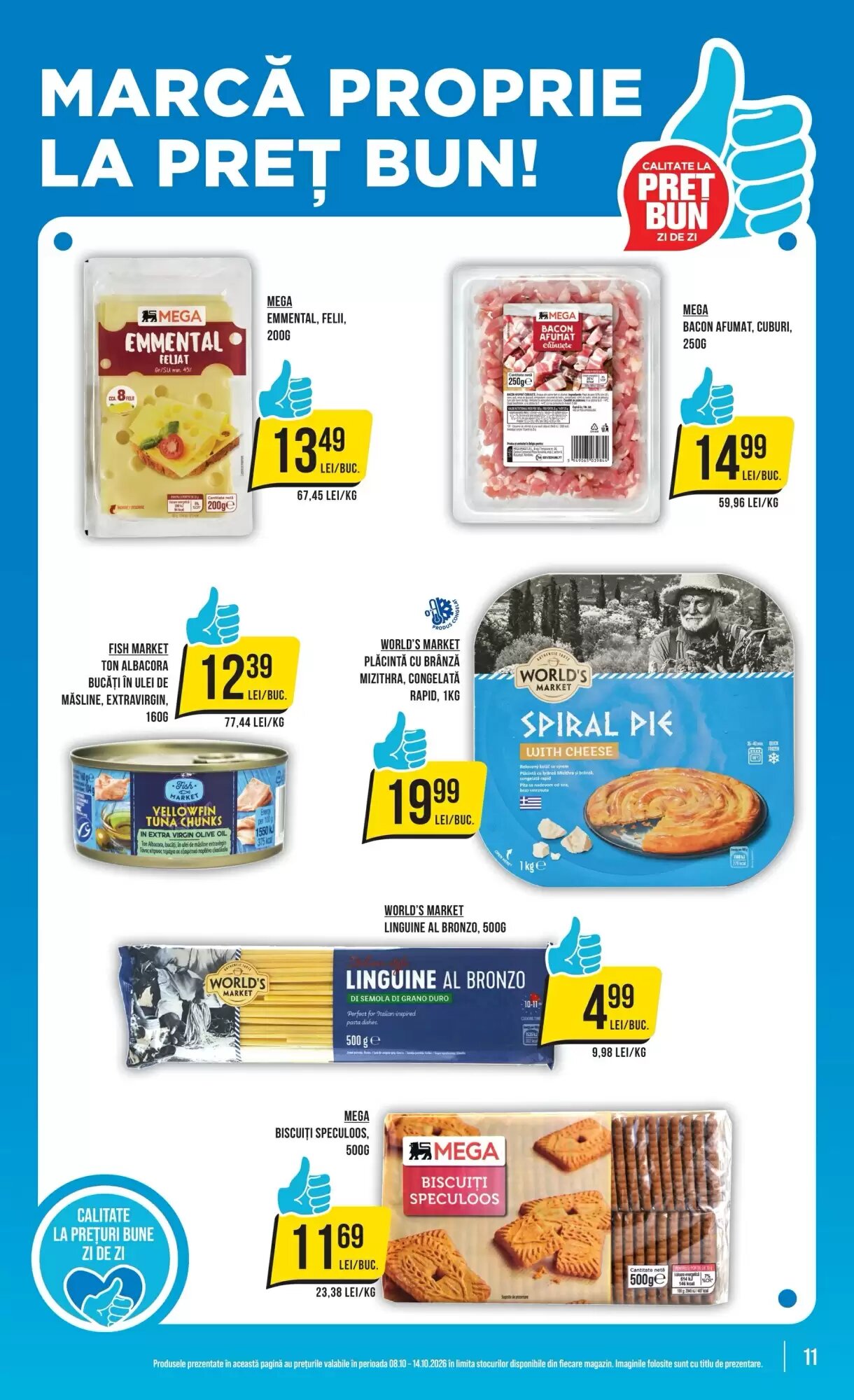 Catalogul cu oferte Mega Image valabil de la 08.10.2026 - Pagina 11.