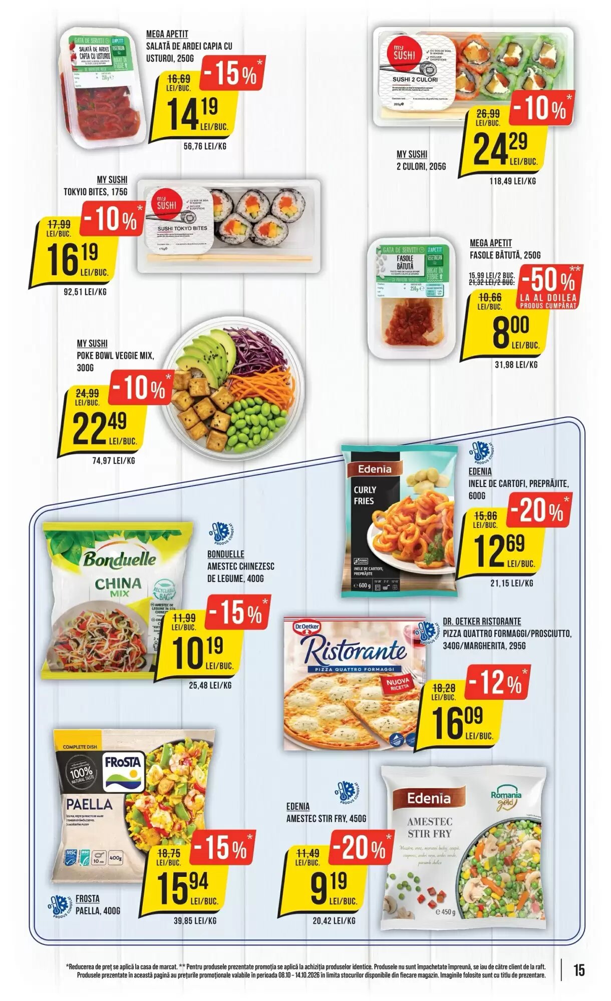 Catalogul cu oferte Mega Image valabil de la 08.10.2026 - Pagina 15.