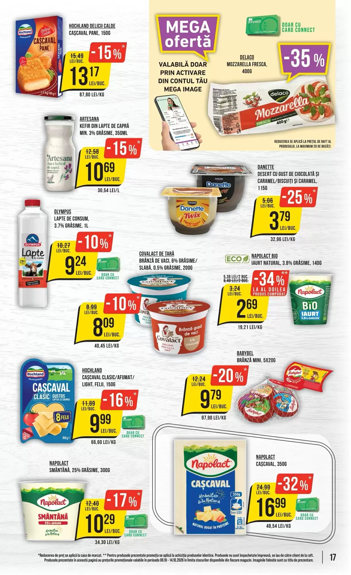 Catalogul cu oferte Mega Image valabil de la 08.10.2026 - Pagina 17.