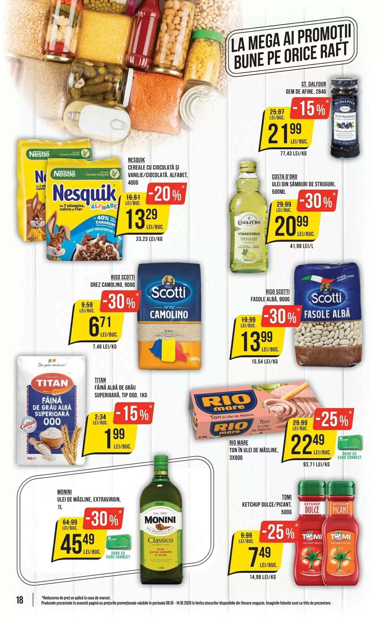 Catalogul cu oferte Mega Image valabil de la 08.10.2026 - Pagina 18.