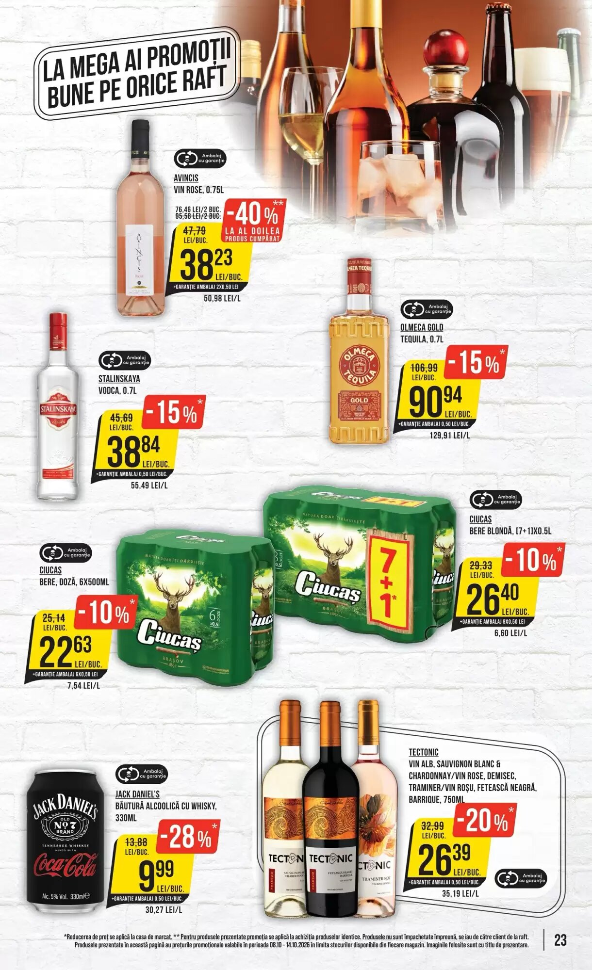 Catalogul cu oferte Mega Image valabil de la 08.10.2026 - Pagina 23.