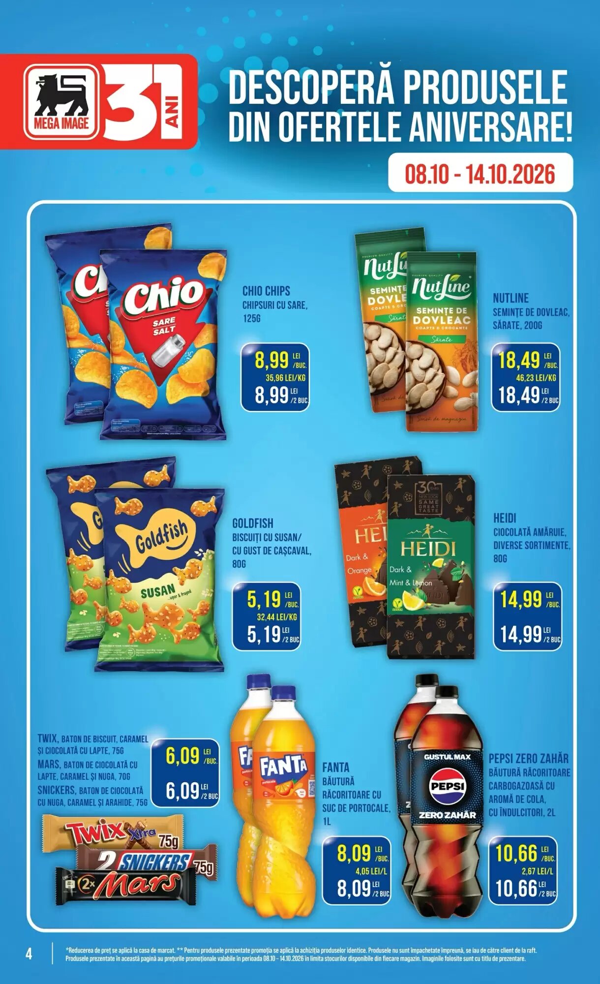 Catalogul cu oferte Mega Image valabil de la 08.10.2026 - Pagina 4.